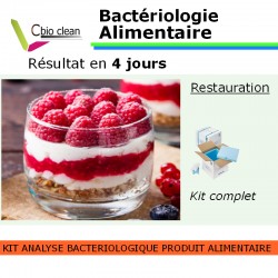 Kit bacteriologie alimentaire 3 produits
